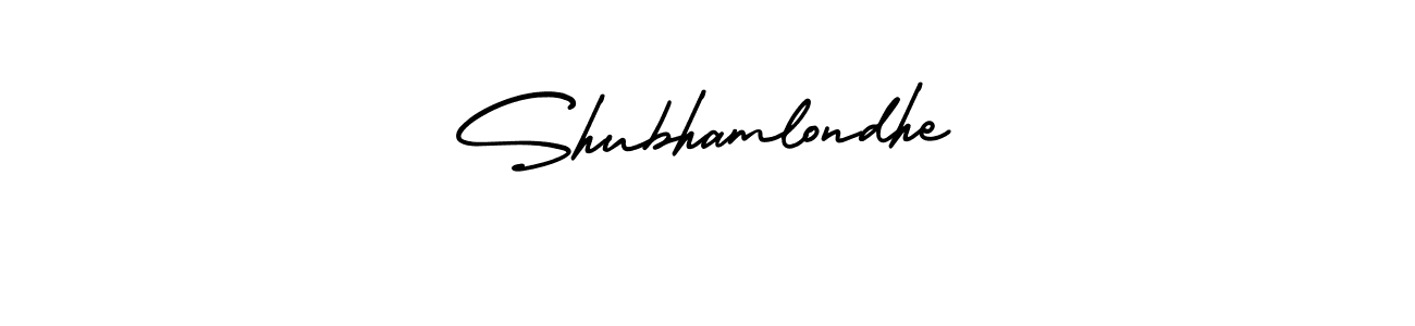 Make a beautiful signature design for name Shubhamlondhe. Use this online signature maker to create a handwritten signature for free. Shubhamlondhe signature style 3 images and pictures png