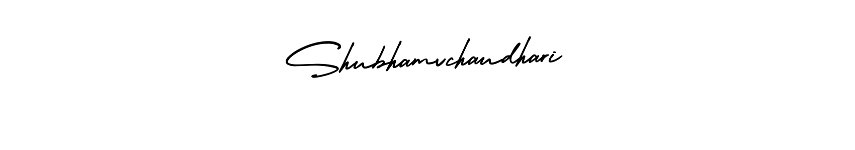 Create a beautiful signature design for name Shubhamvchaudhari. With this signature (AmerikaSignatureDemo-Regular) fonts, you can make a handwritten signature for free. Shubhamvchaudhari signature style 3 images and pictures png