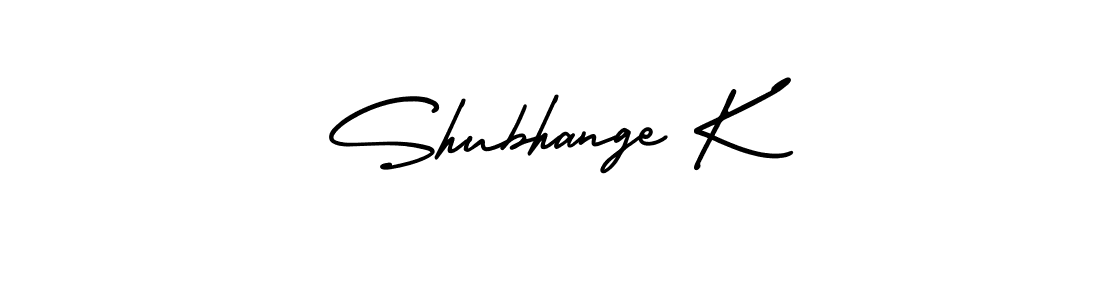 Create a beautiful signature design for name Shubhange K. With this signature (AmerikaSignatureDemo-Regular) fonts, you can make a handwritten signature for free. Shubhange K signature style 3 images and pictures png
