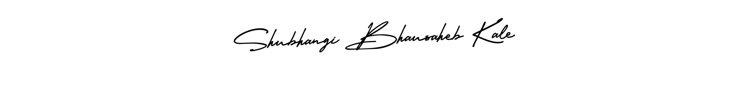 How to make Shubhangi Bhausaheb Kale name signature. Use AmerikaSignatureDemo-Regular style for creating short signs online. This is the latest handwritten sign. Shubhangi Bhausaheb Kale signature style 3 images and pictures png