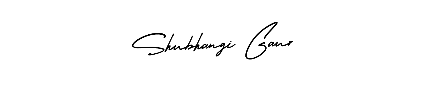 Similarly AmerikaSignatureDemo-Regular is the best handwritten signature design. Signature creator online .You can use it as an online autograph creator for name Shubhangi Gaur. Shubhangi Gaur signature style 3 images and pictures png