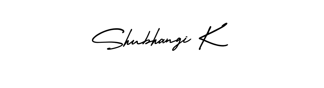 Best and Professional Signature Style for Shubhangi K. AmerikaSignatureDemo-Regular Best Signature Style Collection. Shubhangi K signature style 3 images and pictures png