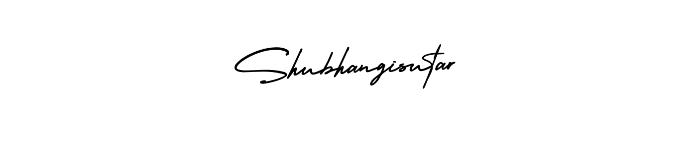 It looks lik you need a new signature style for name Shubhangisutar. Design unique handwritten (AmerikaSignatureDemo-Regular) signature with our free signature maker in just a few clicks. Shubhangisutar signature style 3 images and pictures png