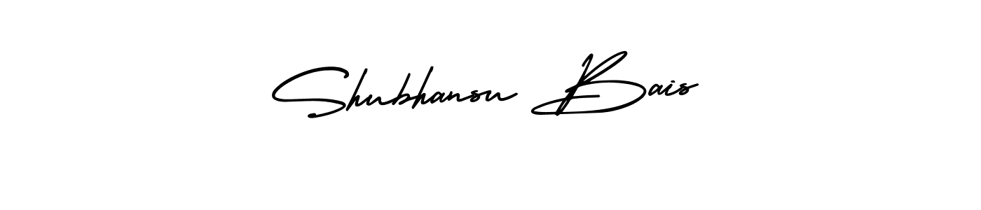 Design your own signature with our free online signature maker. With this signature software, you can create a handwritten (AmerikaSignatureDemo-Regular) signature for name Shubhansu Bais. Shubhansu Bais signature style 3 images and pictures png