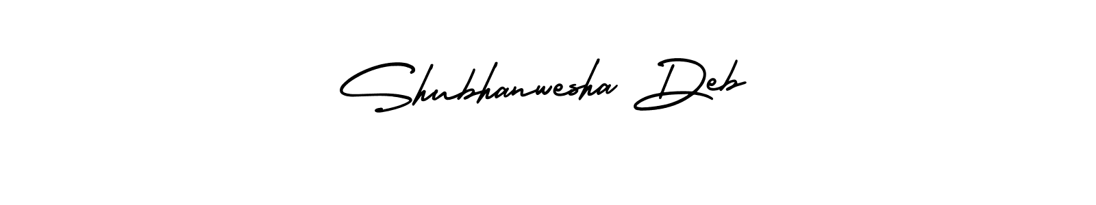 Use a signature maker to create a handwritten signature online. With this signature software, you can design (AmerikaSignatureDemo-Regular) your own signature for name Shubhanwesha Deb. Shubhanwesha Deb signature style 3 images and pictures png