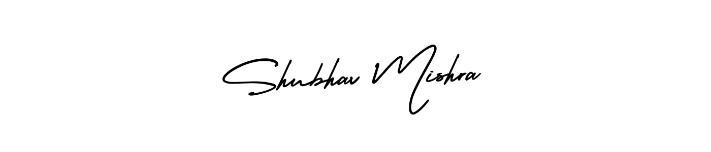 How to make Shubhav Mishra name signature. Use AmerikaSignatureDemo-Regular style for creating short signs online. This is the latest handwritten sign. Shubhav Mishra signature style 3 images and pictures png