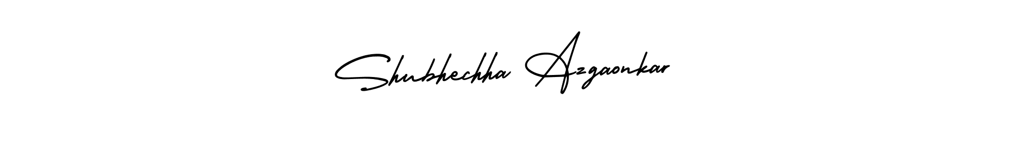 Create a beautiful signature design for name Shubhechha Azgaonkar. With this signature (AmerikaSignatureDemo-Regular) fonts, you can make a handwritten signature for free. Shubhechha Azgaonkar signature style 3 images and pictures png