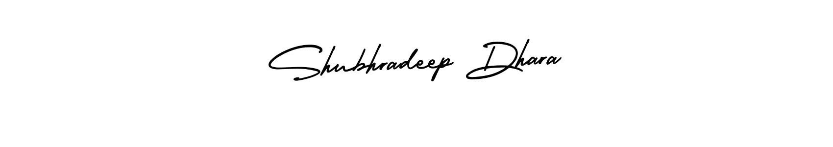 Shubhradeep Dhara stylish signature style. Best Handwritten Sign (AmerikaSignatureDemo-Regular) for my name. Handwritten Signature Collection Ideas for my name Shubhradeep Dhara. Shubhradeep Dhara signature style 3 images and pictures png