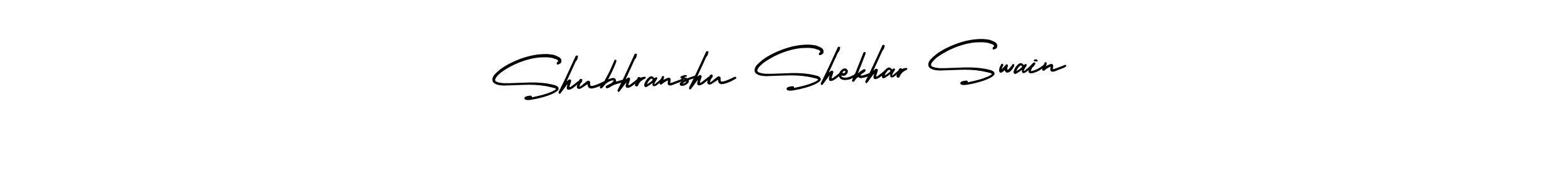 Shubhranshu Shekhar Swain stylish signature style. Best Handwritten Sign (AmerikaSignatureDemo-Regular) for my name. Handwritten Signature Collection Ideas for my name Shubhranshu Shekhar Swain. Shubhranshu Shekhar Swain signature style 3 images and pictures png