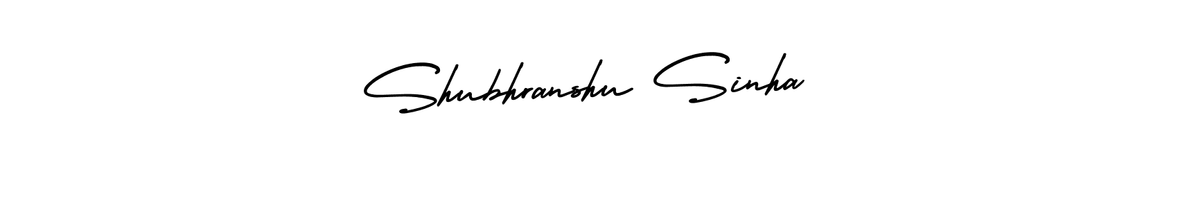 Shubhranshu Sinha stylish signature style. Best Handwritten Sign (AmerikaSignatureDemo-Regular) for my name. Handwritten Signature Collection Ideas for my name Shubhranshu Sinha. Shubhranshu Sinha signature style 3 images and pictures png