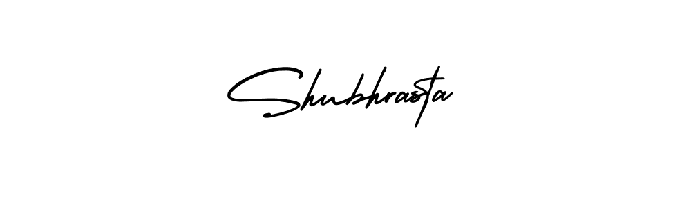 Design your own signature with our free online signature maker. With this signature software, you can create a handwritten (AmerikaSignatureDemo-Regular) signature for name Shubhrasta. Shubhrasta signature style 3 images and pictures png