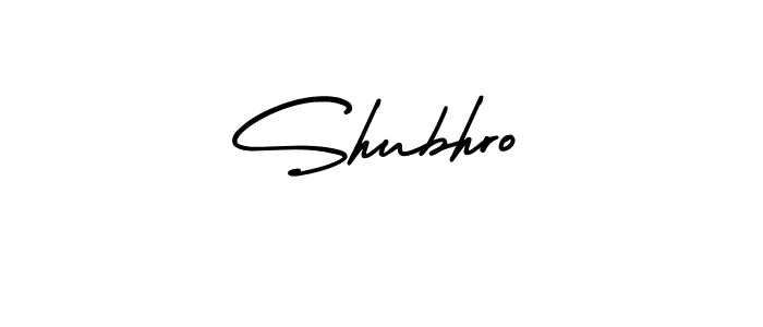 How to make Shubhro name signature. Use AmerikaSignatureDemo-Regular style for creating short signs online. This is the latest handwritten sign. Shubhro signature style 3 images and pictures png
