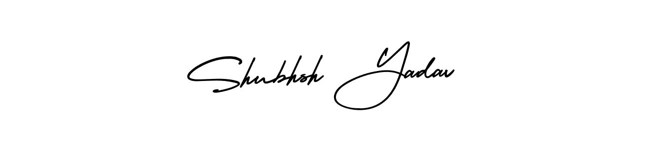 Make a short Shubhsh Yadav signature style. Manage your documents anywhere anytime using AmerikaSignatureDemo-Regular. Create and add eSignatures, submit forms, share and send files easily. Shubhsh Yadav signature style 3 images and pictures png