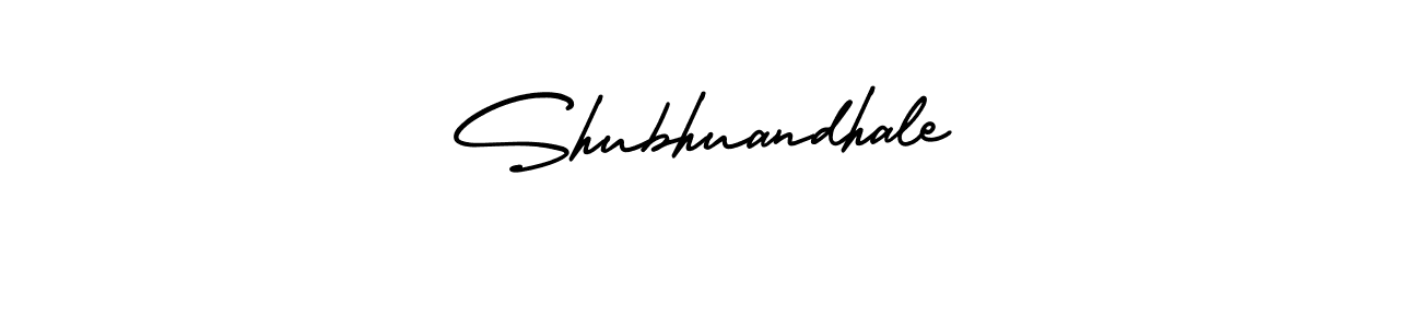 How to make Shubhuandhale signature? AmerikaSignatureDemo-Regular is a professional autograph style. Create handwritten signature for Shubhuandhale name. Shubhuandhale signature style 3 images and pictures png