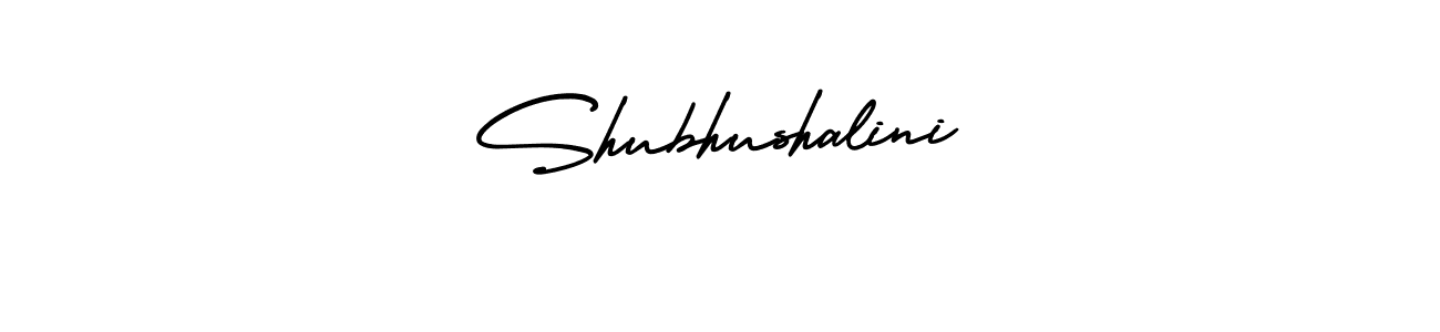 This is the best signature style for the Shubhushalini name. Also you like these signature font (AmerikaSignatureDemo-Regular). Mix name signature. Shubhushalini signature style 3 images and pictures png