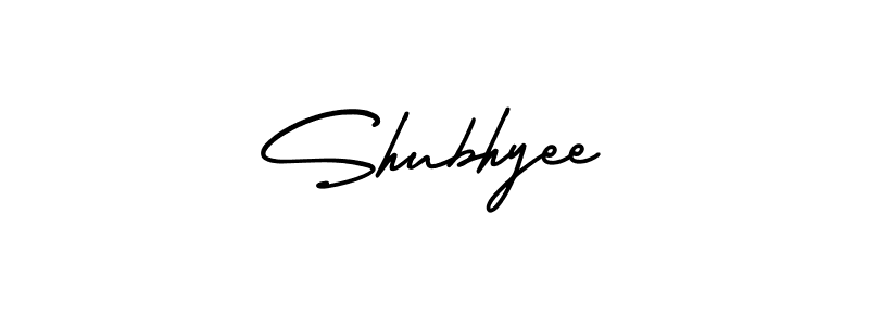 Use a signature maker to create a handwritten signature online. With this signature software, you can design (AmerikaSignatureDemo-Regular) your own signature for name Shubhyee. Shubhyee signature style 3 images and pictures png