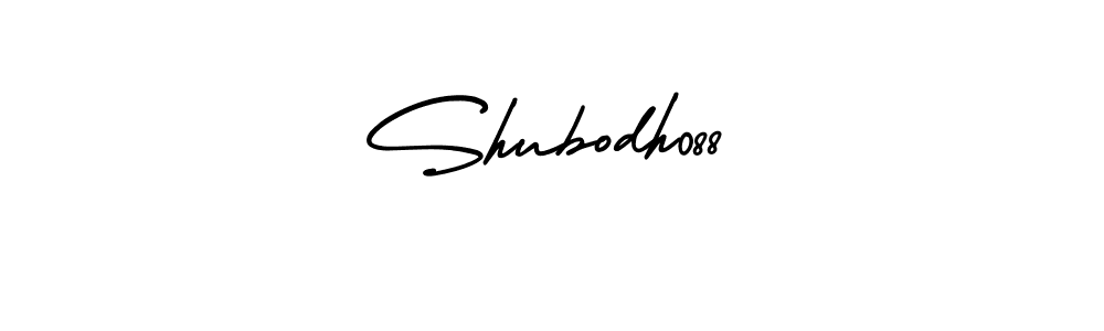 Similarly AmerikaSignatureDemo-Regular is the best handwritten signature design. Signature creator online .You can use it as an online autograph creator for name Shubodh088. Shubodh088 signature style 3 images and pictures png