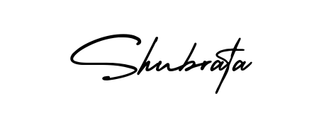 Achieve flawless digital penmanship with Shubrata name in AmerikaSignatureDemo-Regular font. The perfect tool for creating online signatures. Shubrata signature style 3 images and pictures png