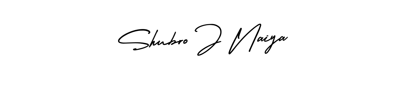 Similarly AmerikaSignatureDemo-Regular is the best handwritten signature design. Signature creator online .You can use it as an online autograph creator for name Shubro J Naiya. Shubro J Naiya signature style 3 images and pictures png