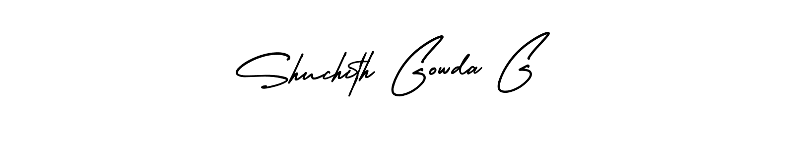 Best and Professional Signature Style for Shuchith Gowda G. AmerikaSignatureDemo-Regular Best Signature Style Collection. Shuchith Gowda G signature style 3 images and pictures png