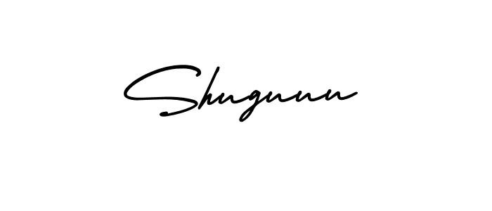 Create a beautiful signature design for name Shuguuu. With this signature (AmerikaSignatureDemo-Regular) fonts, you can make a handwritten signature for free. Shuguuu signature style 3 images and pictures png
