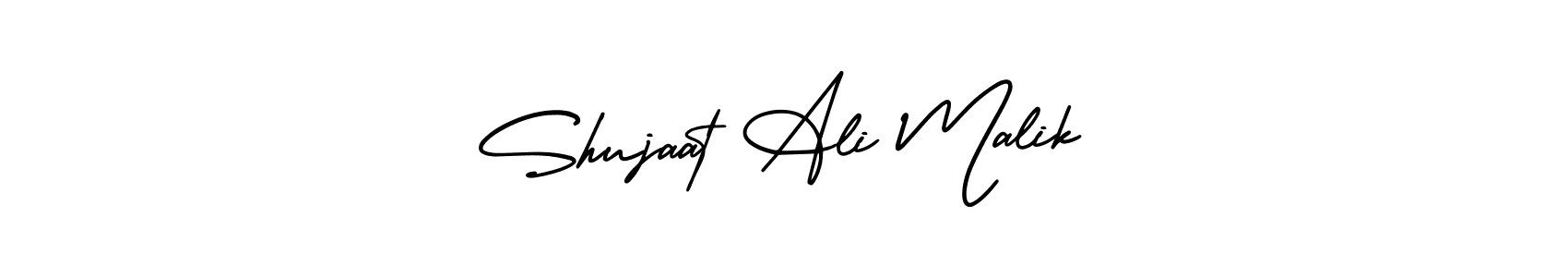 How to make Shujaat Ali Malik signature? AmerikaSignatureDemo-Regular is a professional autograph style. Create handwritten signature for Shujaat Ali Malik name. Shujaat Ali Malik signature style 3 images and pictures png
