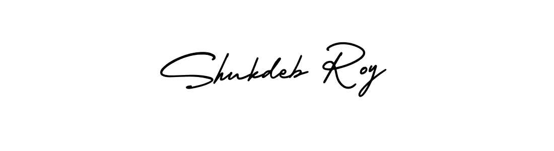 AmerikaSignatureDemo-Regular is a professional signature style that is perfect for those who want to add a touch of class to their signature. It is also a great choice for those who want to make their signature more unique. Get Shukdeb Roy name to fancy signature for free. Shukdeb Roy signature style 3 images and pictures png