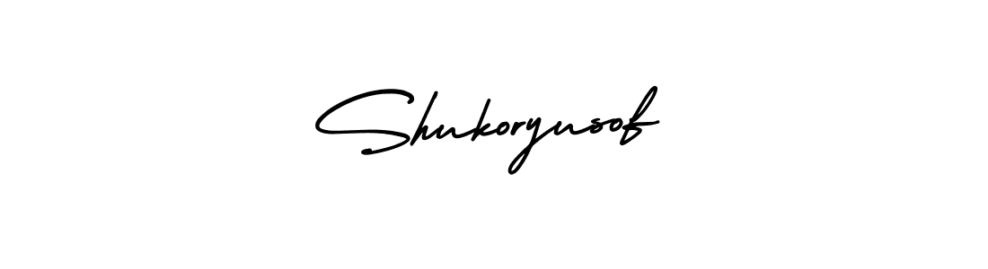 AmerikaSignatureDemo-Regular is a professional signature style that is perfect for those who want to add a touch of class to their signature. It is also a great choice for those who want to make their signature more unique. Get Shukoryusof name to fancy signature for free. Shukoryusof signature style 3 images and pictures png