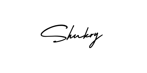 This is the best signature style for the Shukry name. Also you like these signature font (AmerikaSignatureDemo-Regular). Mix name signature. Shukry signature style 3 images and pictures png