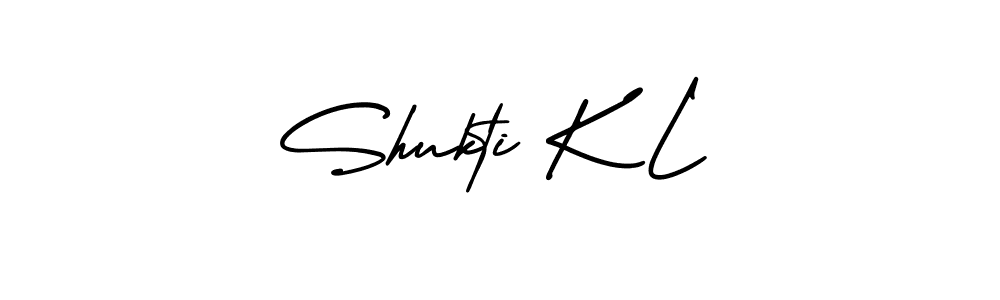 How to make Shukti K L signature? AmerikaSignatureDemo-Regular is a professional autograph style. Create handwritten signature for Shukti K L name. Shukti K L signature style 3 images and pictures png