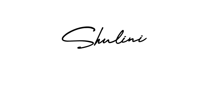 Shulini stylish signature style. Best Handwritten Sign (AmerikaSignatureDemo-Regular) for my name. Handwritten Signature Collection Ideas for my name Shulini. Shulini signature style 3 images and pictures png