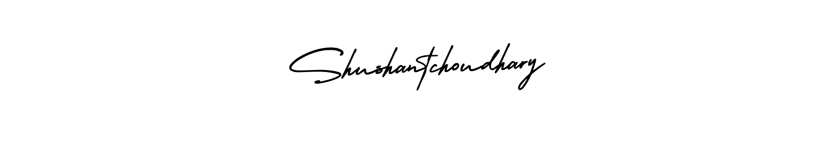 Similarly AmerikaSignatureDemo-Regular is the best handwritten signature design. Signature creator online .You can use it as an online autograph creator for name Shushantchoudhary. Shushantchoudhary signature style 3 images and pictures png