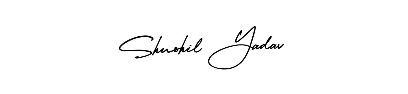 Also we have Shushil Yadav name is the best signature style. Create professional handwritten signature collection using AmerikaSignatureDemo-Regular autograph style. Shushil Yadav signature style 3 images and pictures png