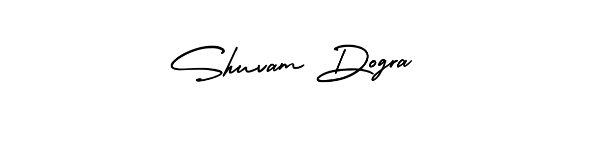 Similarly AmerikaSignatureDemo-Regular is the best handwritten signature design. Signature creator online .You can use it as an online autograph creator for name Shuvam Dogra. Shuvam Dogra signature style 3 images and pictures png