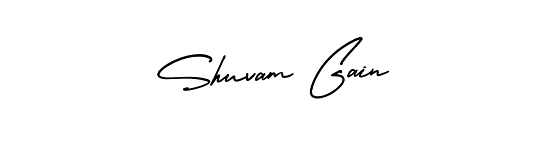 You can use this online signature creator to create a handwritten signature for the name Shuvam Gain. This is the best online autograph maker. Shuvam Gain signature style 3 images and pictures png