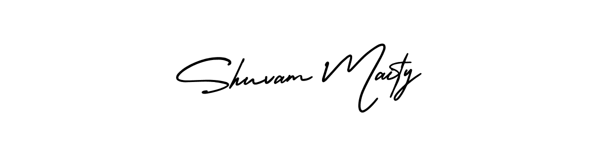 if you are searching for the best signature style for your name Shuvam Maity. so please give up your signature search. here we have designed multiple signature styles  using AmerikaSignatureDemo-Regular. Shuvam Maity signature style 3 images and pictures png