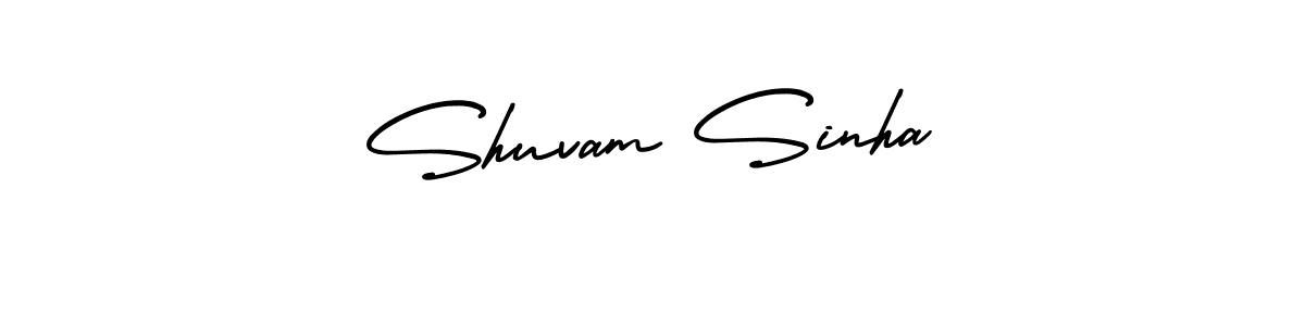 Create a beautiful signature design for name Shuvam Sinha. With this signature (AmerikaSignatureDemo-Regular) fonts, you can make a handwritten signature for free. Shuvam Sinha signature style 3 images and pictures png