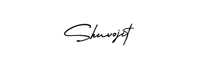 Shuvojit stylish signature style. Best Handwritten Sign (AmerikaSignatureDemo-Regular) for my name. Handwritten Signature Collection Ideas for my name Shuvojit. Shuvojit signature style 3 images and pictures png