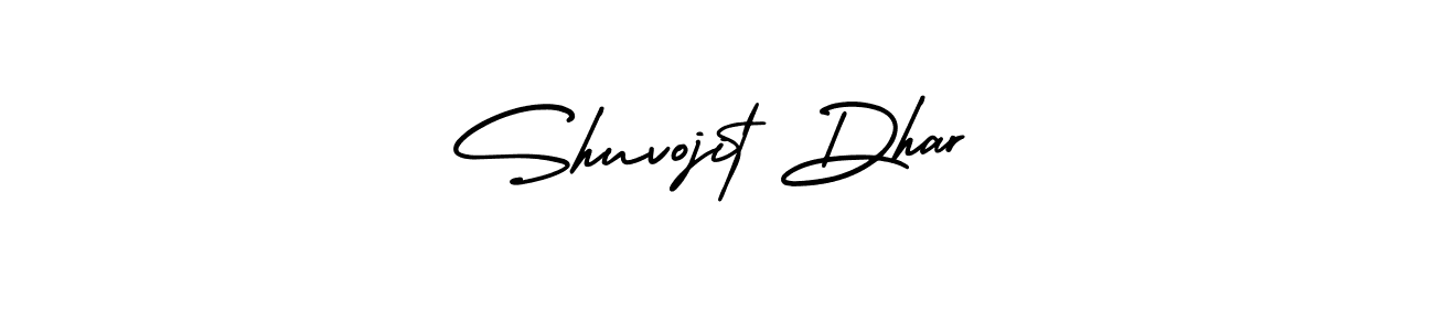 Shuvojit Dhar stylish signature style. Best Handwritten Sign (AmerikaSignatureDemo-Regular) for my name. Handwritten Signature Collection Ideas for my name Shuvojit Dhar. Shuvojit Dhar signature style 3 images and pictures png