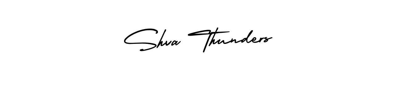 AmerikaSignatureDemo-Regular is a professional signature style that is perfect for those who want to add a touch of class to their signature. It is also a great choice for those who want to make their signature more unique. Get Shva Thunders name to fancy signature for free. Shva Thunders signature style 3 images and pictures png