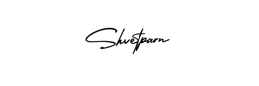 How to Draw Shvetparn signature style? AmerikaSignatureDemo-Regular is a latest design signature styles for name Shvetparn. Shvetparn signature style 3 images and pictures png
