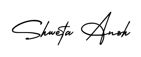 Make a beautiful signature design for name Shweta Ansh. Use this online signature maker to create a handwritten signature for free. Shweta Ansh signature style 3 images and pictures png