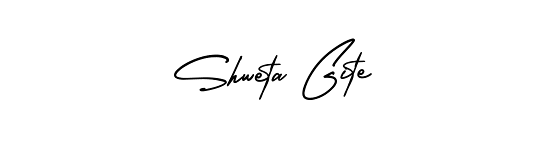 How to make Shweta Gite signature? AmerikaSignatureDemo-Regular is a professional autograph style. Create handwritten signature for Shweta Gite name. Shweta Gite signature style 3 images and pictures png