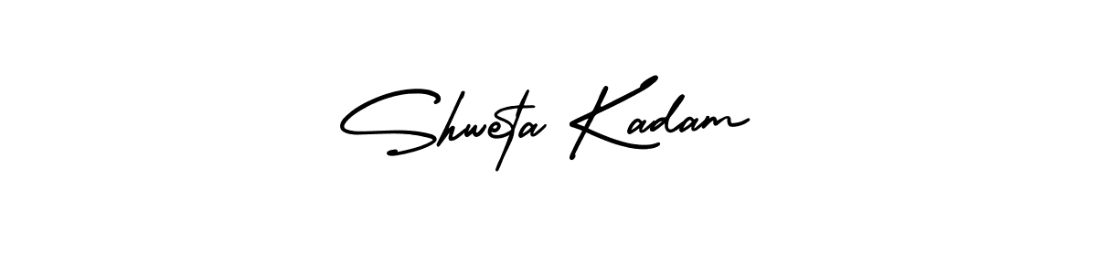 AmerikaSignatureDemo-Regular is a professional signature style that is perfect for those who want to add a touch of class to their signature. It is also a great choice for those who want to make their signature more unique. Get Shweta Kadam name to fancy signature for free. Shweta Kadam signature style 3 images and pictures png