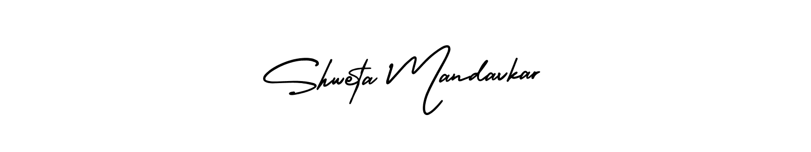 Also we have Shweta Mandavkar name is the best signature style. Create professional handwritten signature collection using AmerikaSignatureDemo-Regular autograph style. Shweta Mandavkar signature style 3 images and pictures png