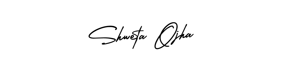 Shweta Ojha stylish signature style. Best Handwritten Sign (AmerikaSignatureDemo-Regular) for my name. Handwritten Signature Collection Ideas for my name Shweta Ojha. Shweta Ojha signature style 3 images and pictures png