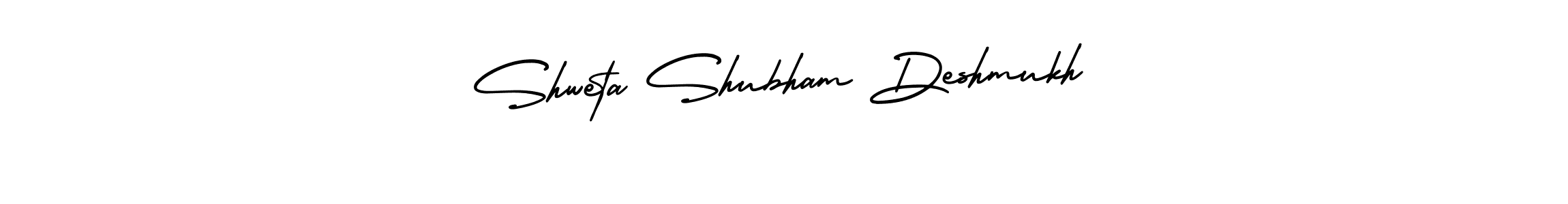 It looks lik you need a new signature style for name Shweta Shubham Deshmukh. Design unique handwritten (AmerikaSignatureDemo-Regular) signature with our free signature maker in just a few clicks. Shweta Shubham Deshmukh signature style 3 images and pictures png