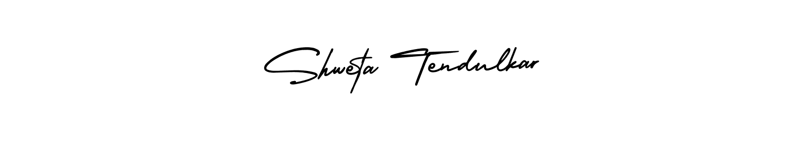 Make a beautiful signature design for name Shweta Tendulkar. Use this online signature maker to create a handwritten signature for free. Shweta Tendulkar signature style 3 images and pictures png