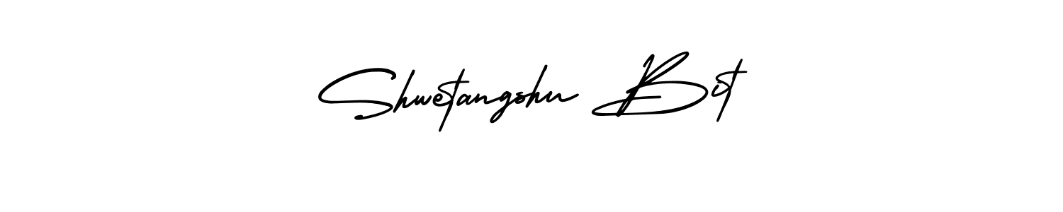Make a beautiful signature design for name Shwetangshu Bit. With this signature (AmerikaSignatureDemo-Regular) style, you can create a handwritten signature for free. Shwetangshu Bit signature style 3 images and pictures png