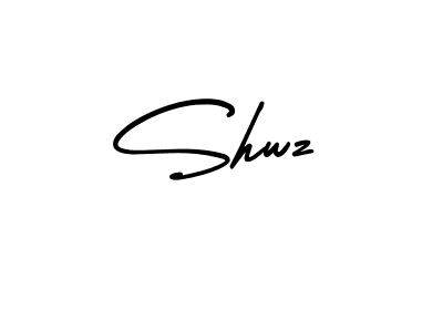 Shwz stylish signature style. Best Handwritten Sign (AmerikaSignatureDemo-Regular) for my name. Handwritten Signature Collection Ideas for my name Shwz. Shwz signature style 3 images and pictures png
